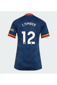 Arsenal Jurrien Timber #12 Fotballdrakt Borte Klær Dame 2026-27 Korte ermer